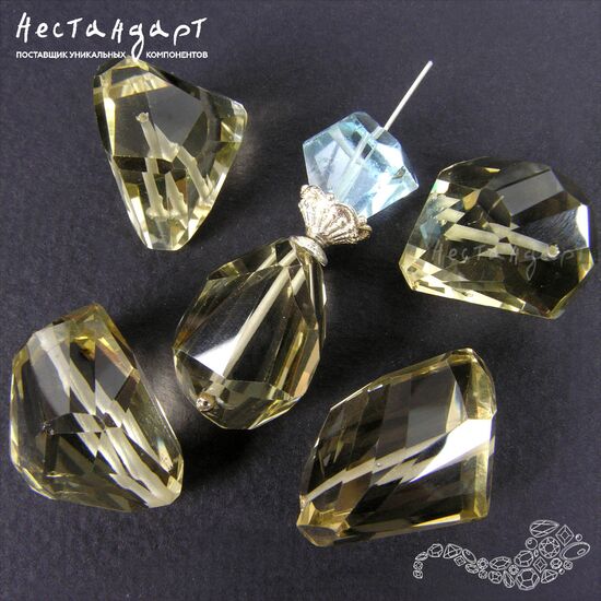 Цитрин натуральный Cut Desired с огранкой 17-23 мм, изображение 2