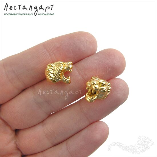 Бусина Panthera Vermeil Sterling Silver 14х11 мм, изображение 2