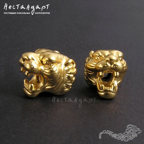 Бусина Panthera Vermeil Sterling Silver 14х11 мм, изображение 3