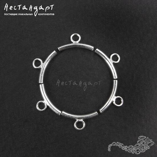 Бусина с петлей Tubulo Sterling Silver 11х1,5 мм, изображение 3