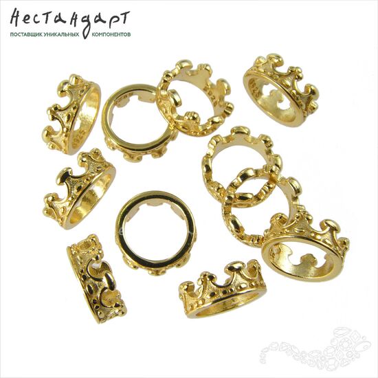 Бусина Tiara Vermeil Sterling Silver 8 мм, изображение 4