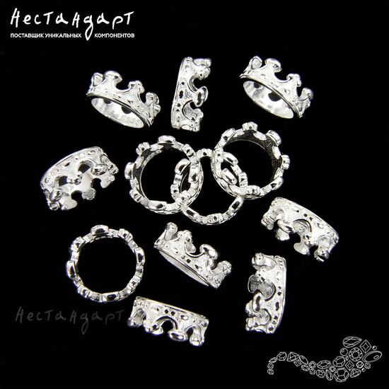 Бусина Tiara Sterling Silver 8 мм