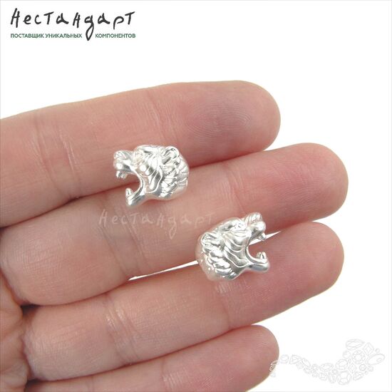 Бусина Panthera Sterling Silver 14х11 мм, изображение 3