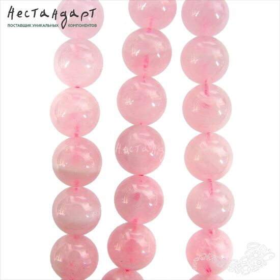 Кварц натуральный розовый 10 мм, изображение 5