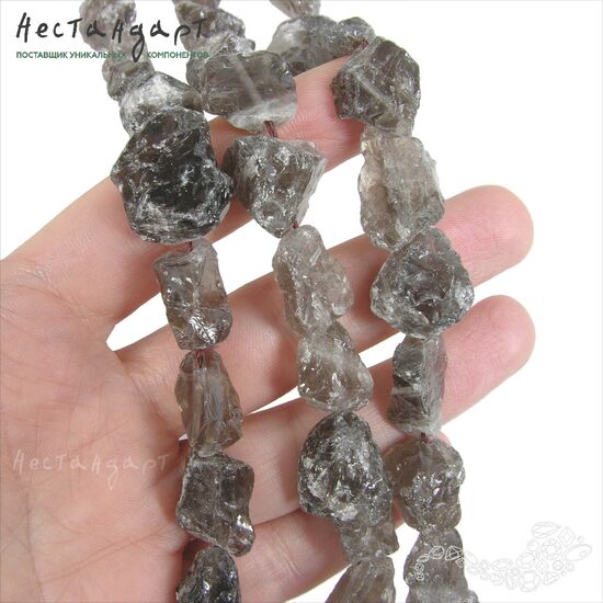 Кварц дымчатый натуральный необработанный Free Form 14-21 мм, изображение 2