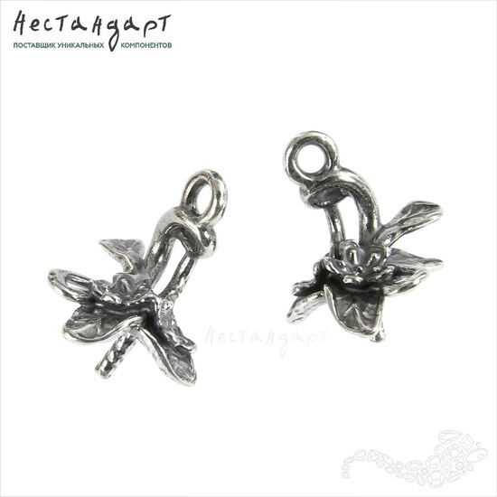 Концевик с петлей и штифтом Tropico Silver Plated 13 мм, изображение 4