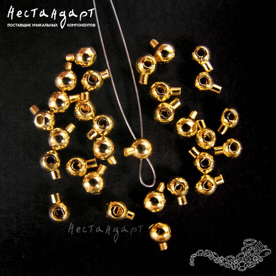 Кримп зажимной One Touch Vermeil Sterling Silver 3 мм, изображение 3