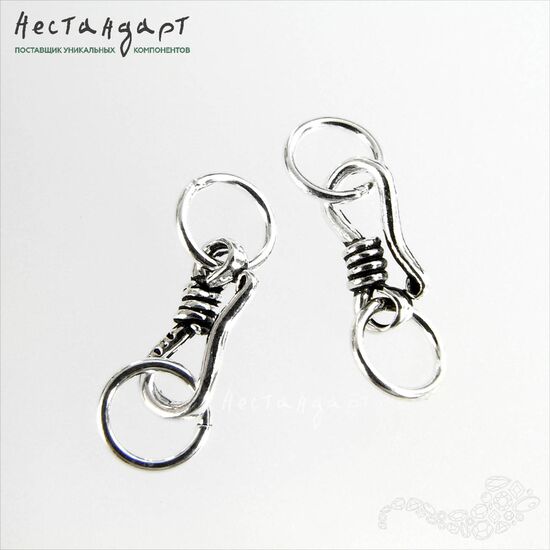 Замок-крючок Gancio Antik Sterling Silver 18 мм, изображение 4