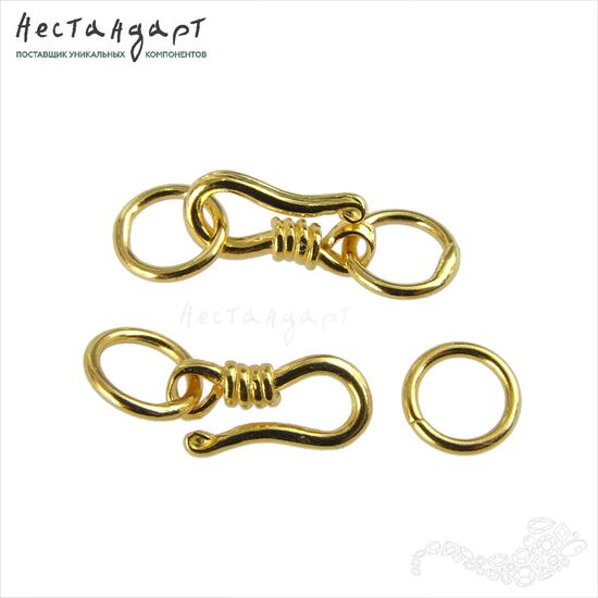 Замок-крючок Gancio Vermeil Sterling Silver 18 мм
