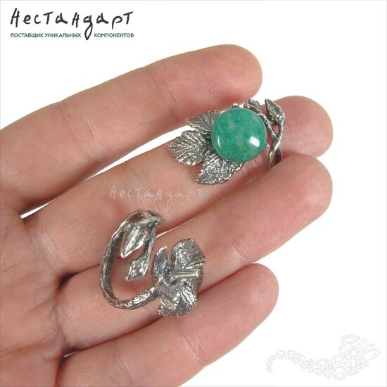 Основа для кольца Raspberry Ring Silver Plated (16), изображение 2