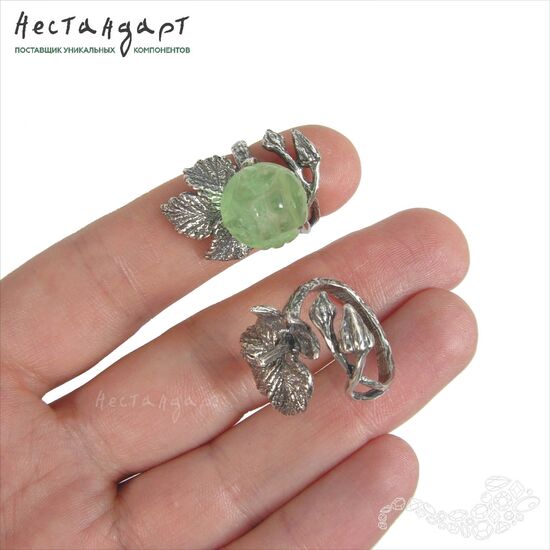 Основа для кольца Raspberry Ring Silver Plated (16), изображение 6