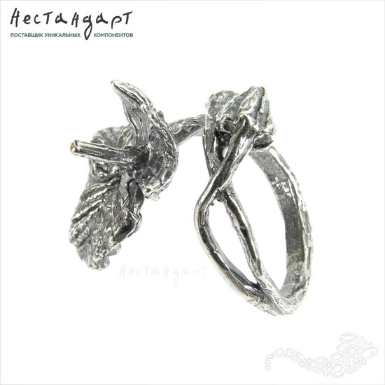 Основа для кольца Raspberry Ring Silver Plated (16), изображение 7