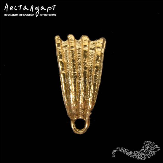 Бейл-держатель для кулона Ancient Shell Gold Plated 18 мм