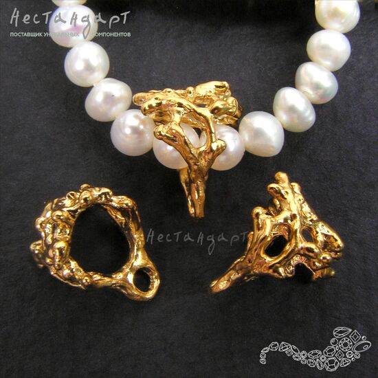 Бейл-держатель для кулона Frivolite Gold Plated 11 мм, изображение 2