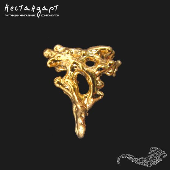 Бейл-держатель для кулона Frivolite Gold Plated 11 мм, изображение 4