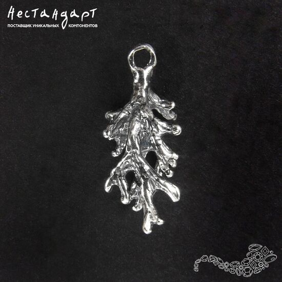 Зажимной бейл Coralline Silver Plated 19 мм, изображение 3