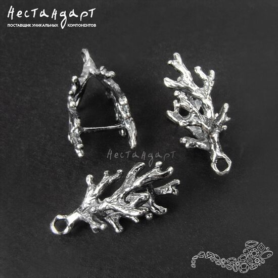 Зажимной бейл Coralline Silver Plated 19 мм, изображение 5