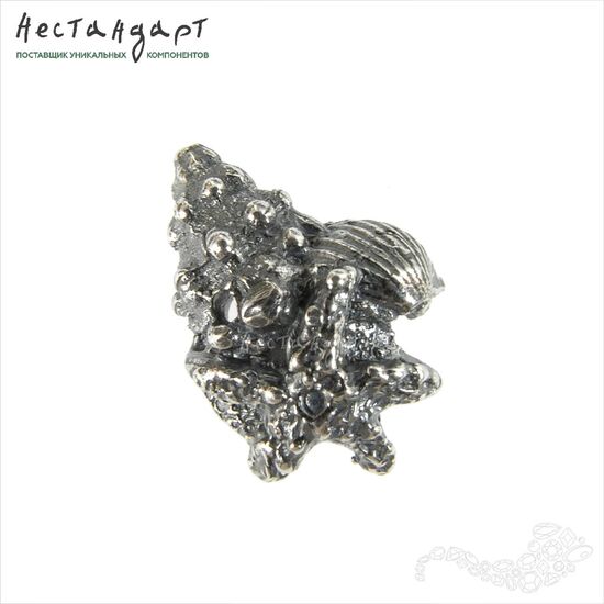 Чашечки для бусин Maldives Silver Plated 17х12 мм, изображение 4