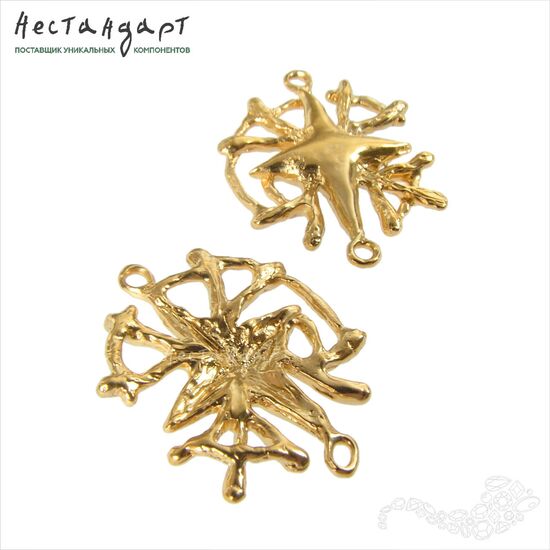 Подвеска-коннектор Southern Star Gold Plated 25 мм, изображение 4