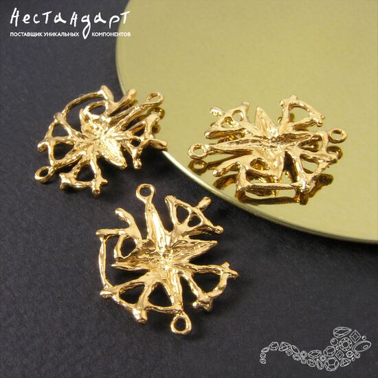 Подвеска-коннектор Southern Star Gold Plated 25 мм, изображение 5