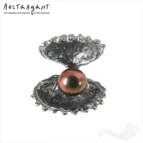 Подвеска со штифтом Swift Scallop Silver Plated 13 мм, изображение 4