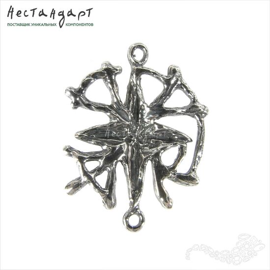Подвеска-коннектор North Star Silver Plated 25 мм