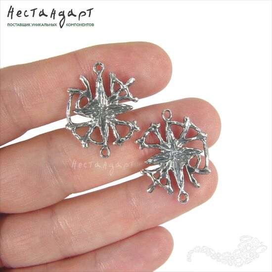 Подвеска-коннектор North Star Silver Plated 25 мм, изображение 2