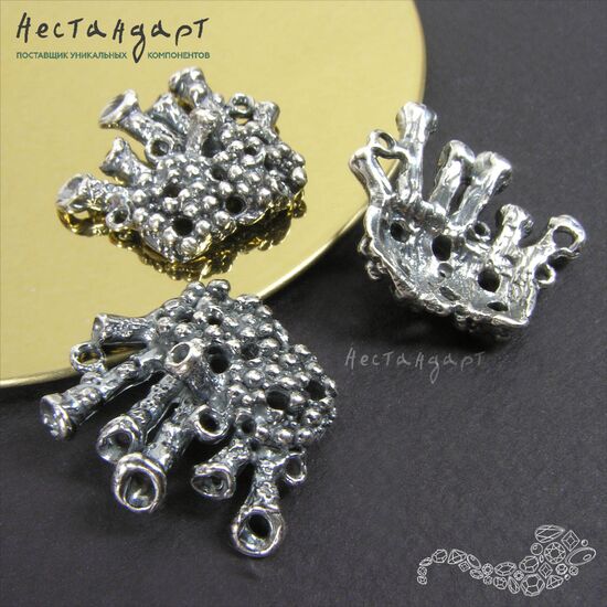 Коннектор Oceanic Reef Silver Plated 22 мм, изображение 3