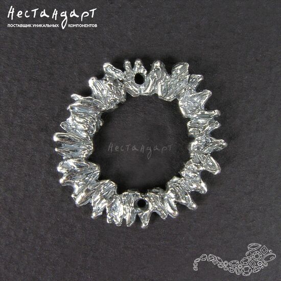Коннектор Sunflower Silver Plated 25 мм, изображение 3