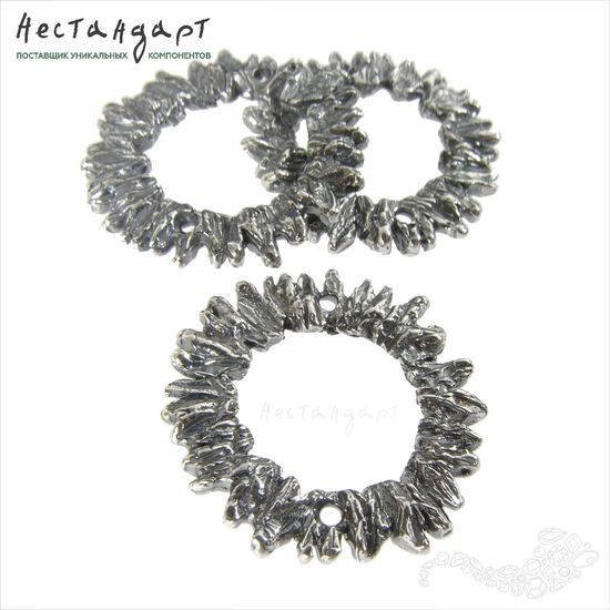 Коннектор Sunflower Silver Plated 25 мм, изображение 4