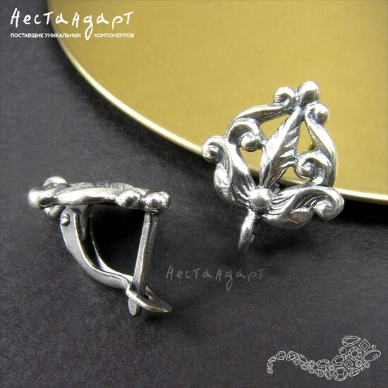 Швензы Lily Silver Plated 17х14 мм (пара), изображение 4