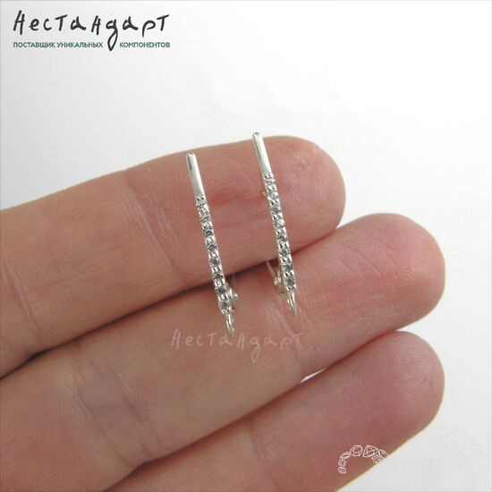 Швензы Glam Sterling Silver 19 мм (пара), изображение 3