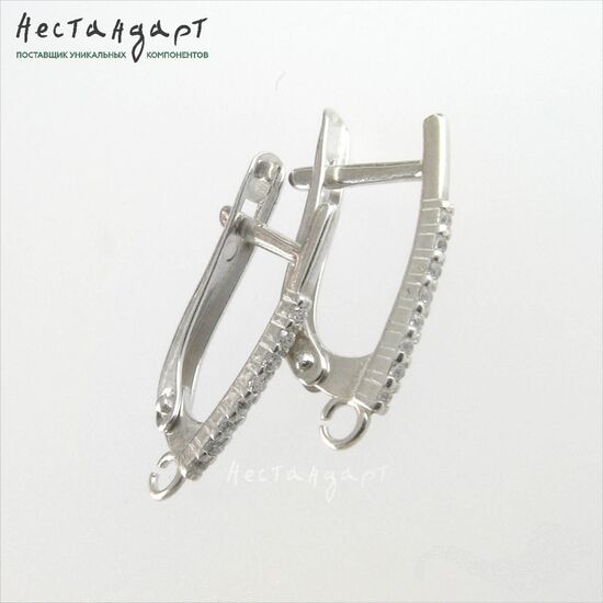 Швензы Glam Sterling Silver 19 мм (пара), изображение 5