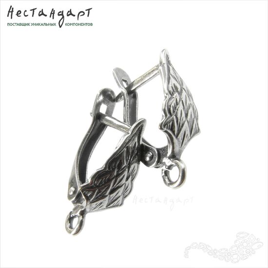 Швензы Middle-earth Silver Plated 17х7 мм (пара)