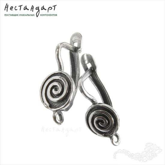 Швензы Fortune Silver Plated 17х8 мм (пара)