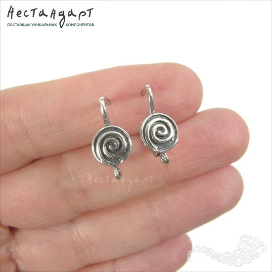 Швензы Fortune Silver Plated 17х8 мм (пара), изображение 3