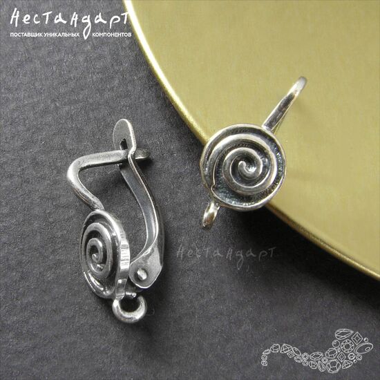 Швензы Fortune Silver Plated 17х8 мм (пара), изображение 4