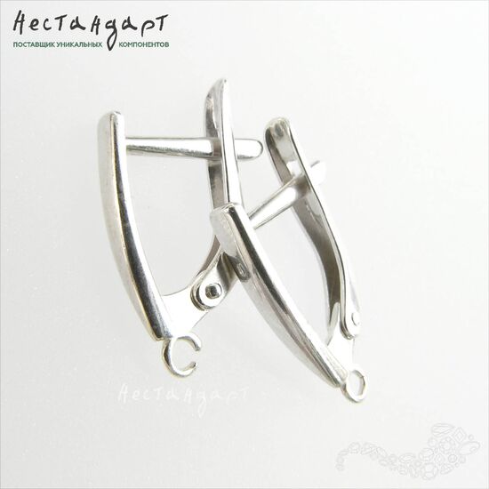 Швензы Geometric Sterling Silver 16 мм (пара), изображение 4