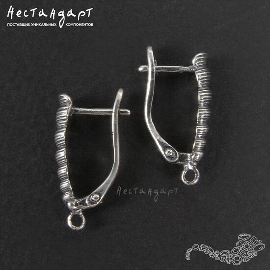 Швензы Conus Luteus Silver Plated 20x6 мм (пара), изображение 5