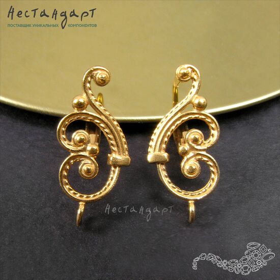 Швензы Symphony Gold Plated 20х9 мм (пара)