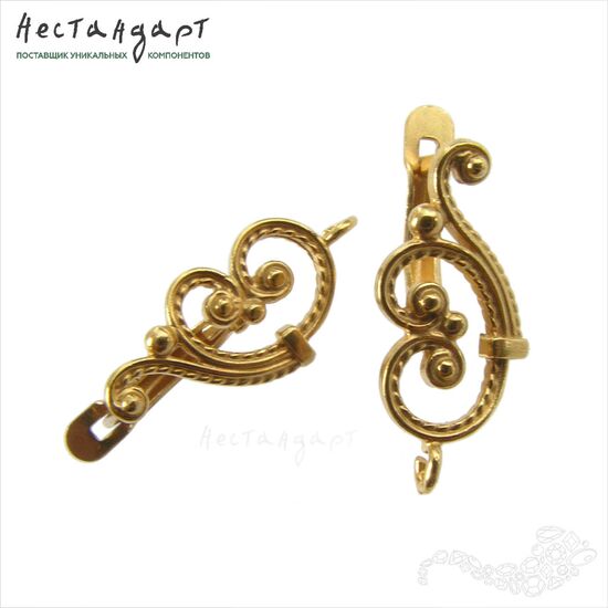 Швензы Symphony Gold Plated 20х9 мм (пара), изображение 5