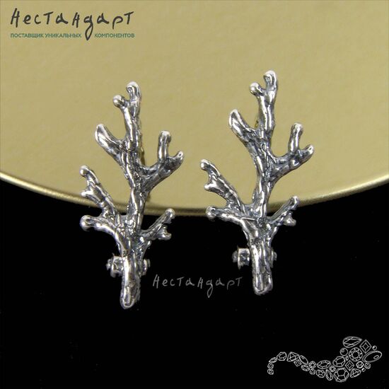 Швензы Coral Reef Silver Plated 19x8 мм (пара), изображение 3