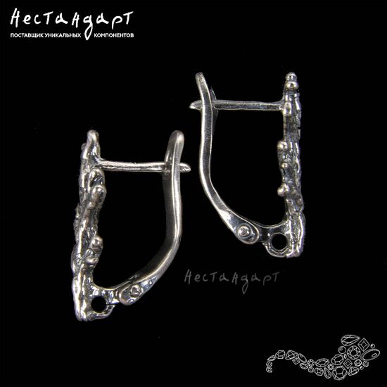 Швензы Coral Reef Silver Plated 19x8 мм (пара), изображение 5