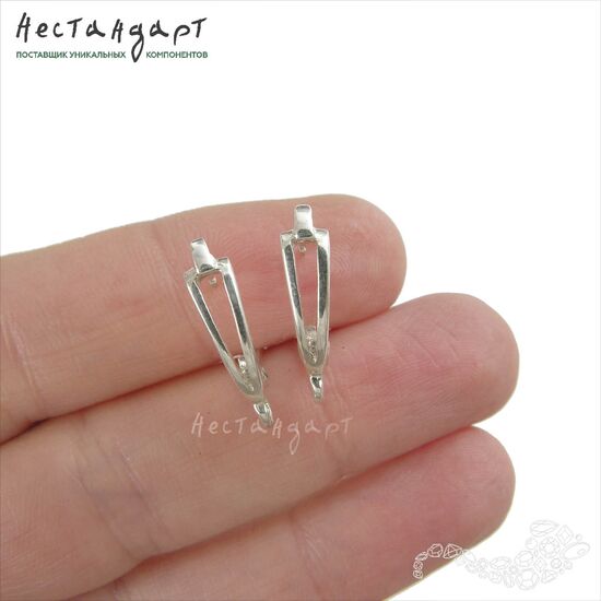 Швензы Spike Sterling Silver 18 мм (пара), изображение 2