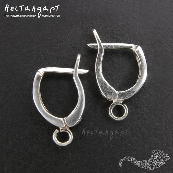 Швензы Parallel Sterling Silver 20х11 (пара), изображение 3