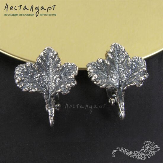 Швензы Cloudberry Silver Plated 19х15 мм (пара), изображение 2