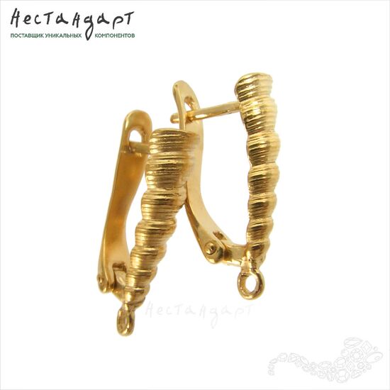 Швензы Conus Luteus Gold Plated 20x6 мм (пара)