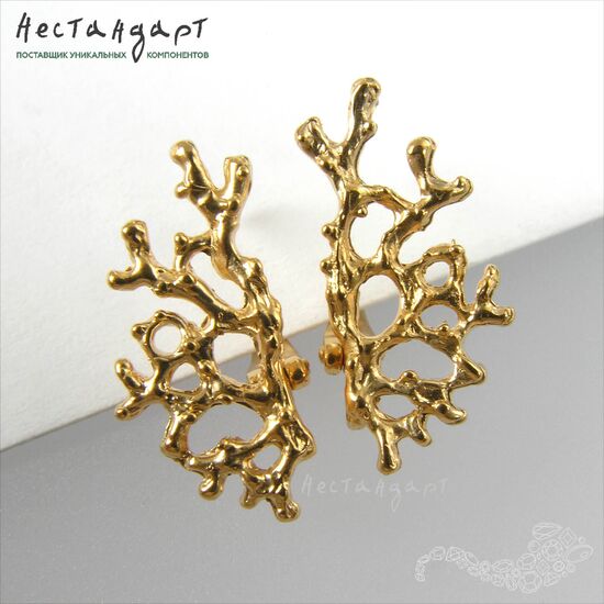 Швензы Frivolite Gold Plated 22х10 мм (пара)