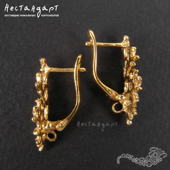 Швензы Frivolite Gold Plated 22х10 мм (пара), изображение 5