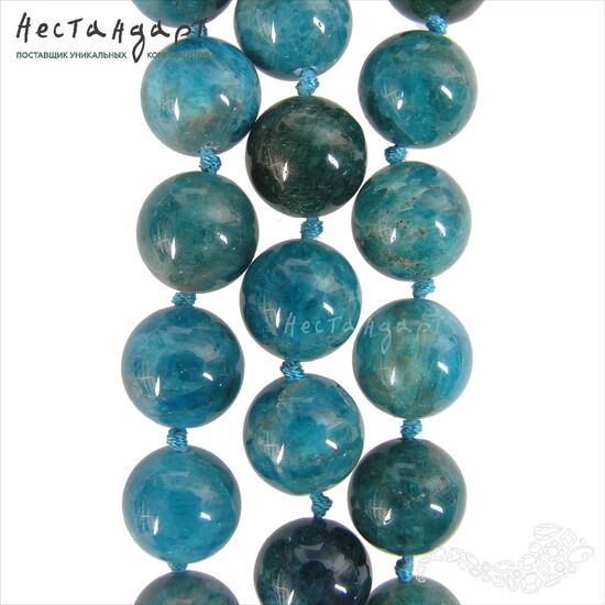 Апатит голубой натуральный 12 мм